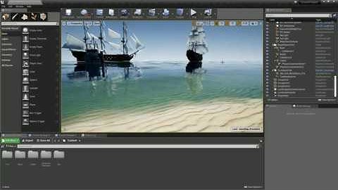 UE4 - Community FREE Ocean Project - Translucency Sorting for Particle Systems