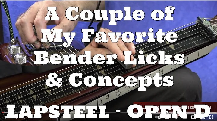 A Couple of My Favorite Bender Licks & Concepts - ...