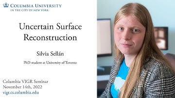 Silvia Sellán - Uncertain Surface Reconstruction