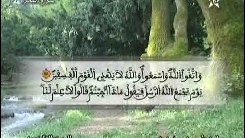 الحزب الثالث عشر 13 ما تيسر من سورة الأنعام و المائدة - المقرئ رشيد بلعشية
