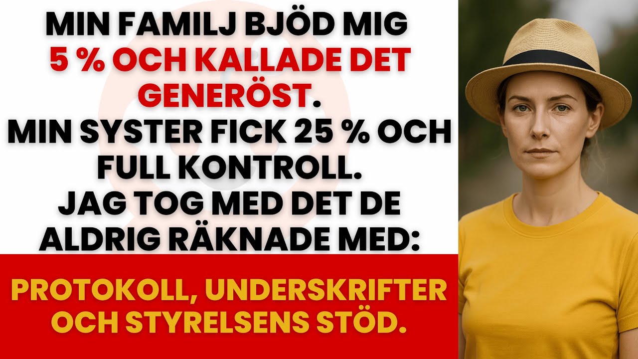 JAG BYGGDE FAMILJENS FÖRETAG I 10 ÅR, MEN DE SKREV ÖVER DET PÅ MIN SYSTER — SEDAN LA...