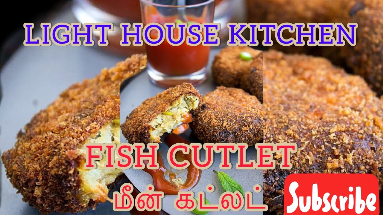 Fish cutlet recipe, tuna cutlet recipe, meen cutlet in Tamil YouTube