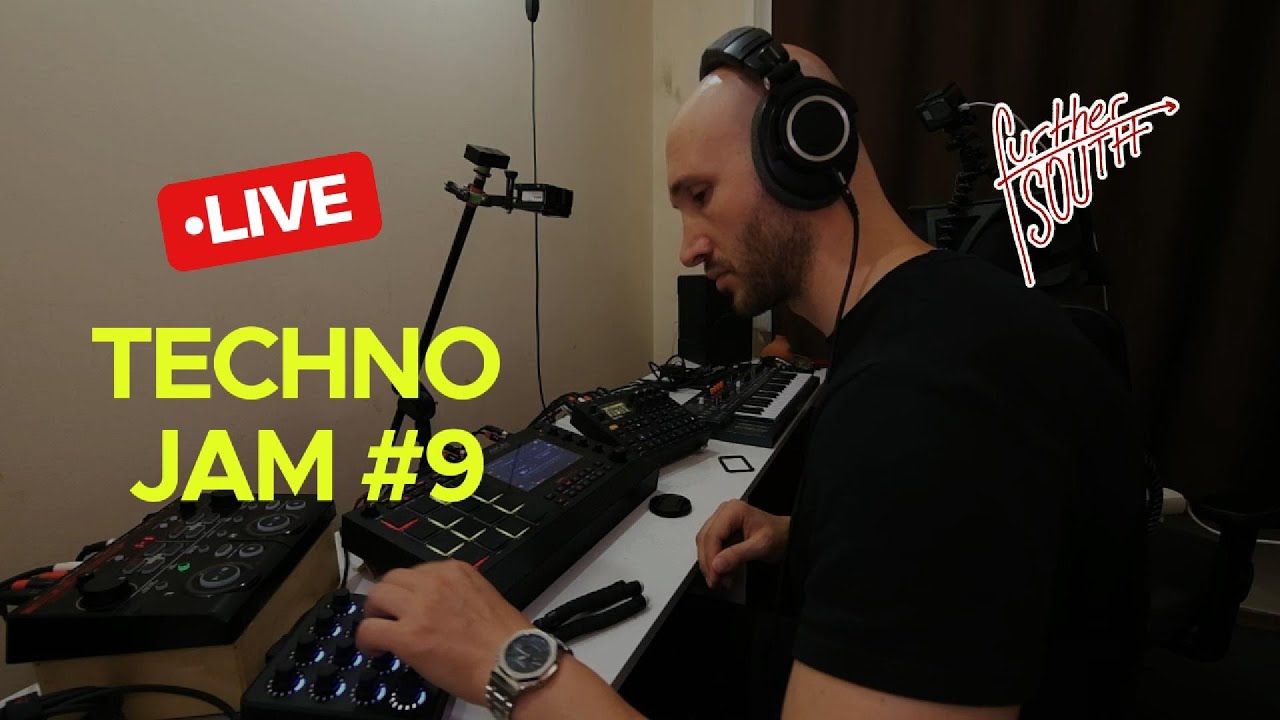 Techno Jam #9 | Further South Live Techno Hardware Jam - YouTube