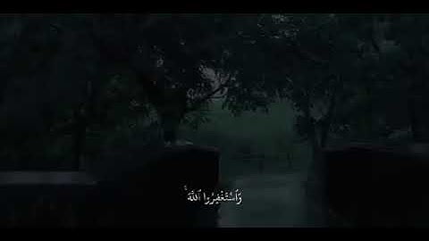 ارح مسمعك قليلا |¦ القارئ شريف مصطفى |¦ ﴿وَاستَغفِرُوا اللَّهَ إِنَّ اللَّهَ غَفورٌ رَحيمٌ﴾