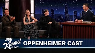 Cillian Murphy, Emily Blunt \& Robert Downey Jr on Making Oppenheimer, Oscar Nominations \& Matt Damon