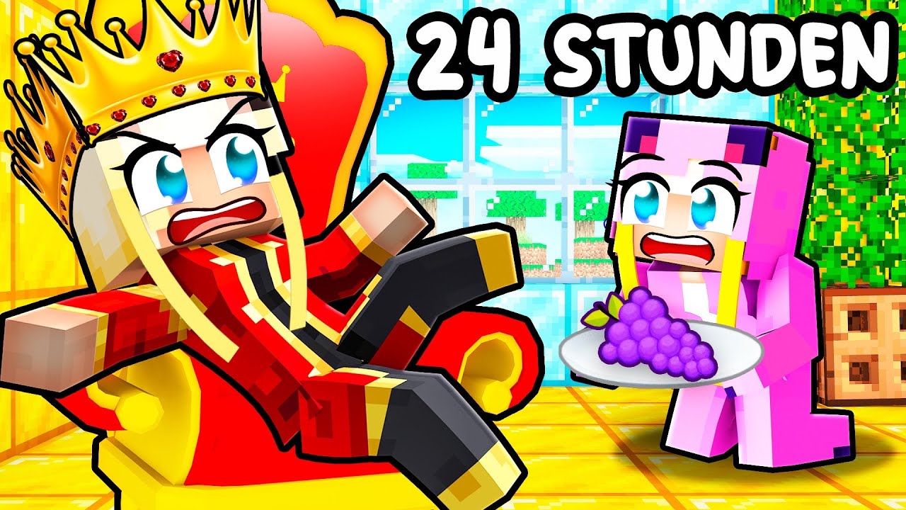 24 STUNDEN KATHAS DIENER sein! 🌸 Minecraft Freunde 3