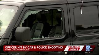 MPD: Petugas Milwaukee tertabrak mobil di pusat kota, polisi tembak tersangka
