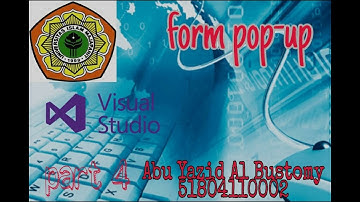 KKIT-45119 praktikum pemrograman visual: Form Pop-Up