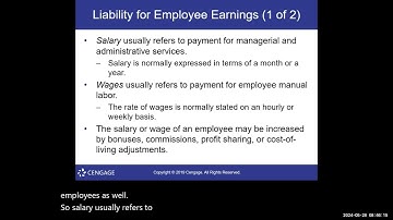Chapter 10   Liabilities Current, Installment Notes and Contingencies
