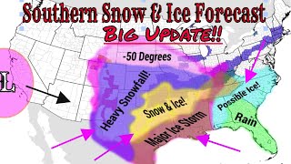 Major Southern Snowstorm & Major Southern Ice Storm Coming! - The Weatherman Plus screenshot 2