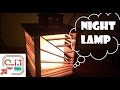 How To Make A Night Lamp Handmade -  Made Out Of Popsicle Sticks