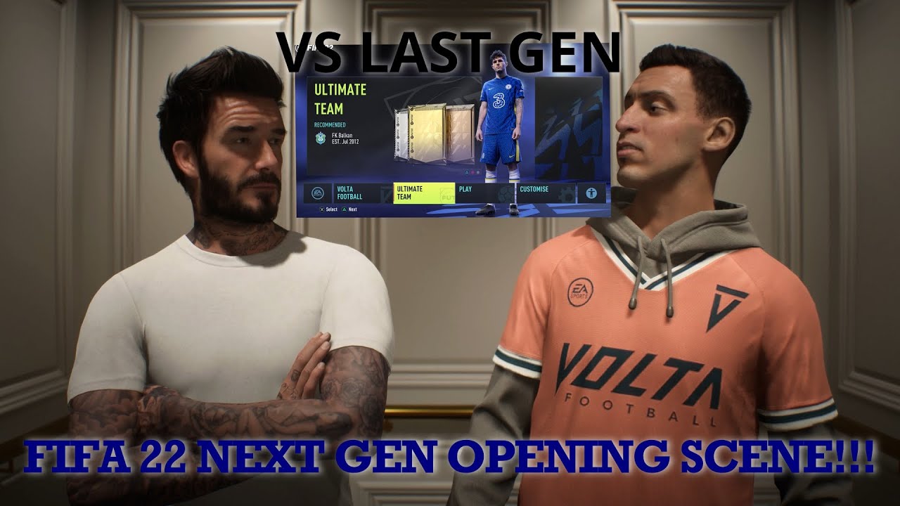 FIFA 22 NEXT GEN OPENING SEQUENCE VS. CURRENT GEN (FIFA 22 PS5)