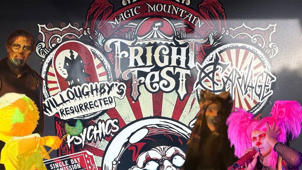 Six Flags Magic Mountain Fright Fest 2025 - YouTube