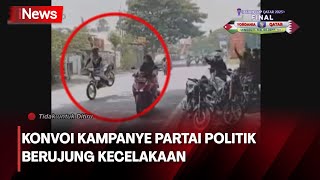 Peserta Konvoi Kampanye Partai Politik Lakukan Aksi Freestyle di Situbondo Berujung Kecelakaan