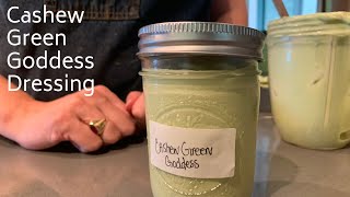 How to Make Dairy Free Green Goddess Dressing
