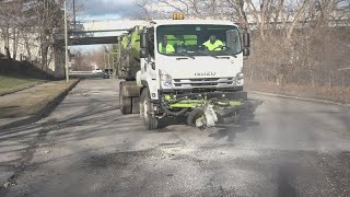 Potholes emerging across Northeast Ohio: How crews are fixing them