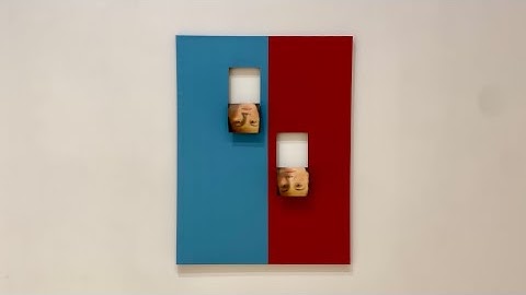 Valeska Soares : Doubleface (Cobalt Blue/ English Red), 2019 | Alexander Gray Associates