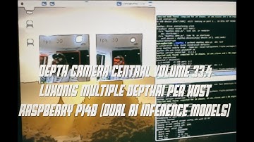 Depth Camera Central Volume 33.4: Luxonis Multiple DepthAI Per Host (RPi4B) Dual AI Inference Models
