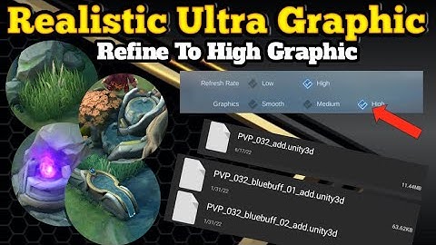 Realistic Ultra Graphic Refine To High Graphic & Real Purple Fire & Real Bush & Real Water Falls