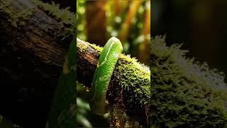Nature’s Silent Hunter: The Green Python# viralvideo #cinematic #trending #discovery #natgeo