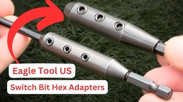 How to Use Switch Bit Hex Adapters | Eagle Tool US Series: Part 4 | 1/4" and 3/16" Bit Adapters
