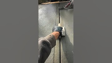 workers create neat control lines or expansion joints.#shorts #construction #shortvideo #fyp