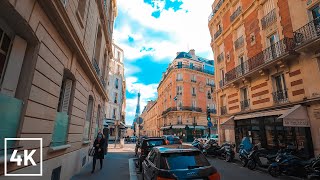 PARIS WALK - WALKING on a SUNNY DAY in PARIS - 4K (Arc de Triomphe to Place d'Iéna)
