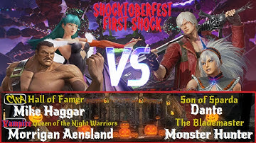 MVC Infinite [XBOX One] #SHOCKTOBERFEST FIRST SHOCK: Morrigan & Haggar vs Dante & Monster Hunter!