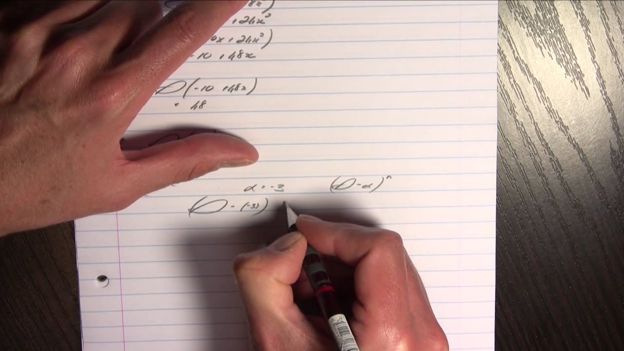 C22 Simple examples finding the annihilator