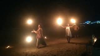 Fire Show By Russian Artists At Arambol Beach
