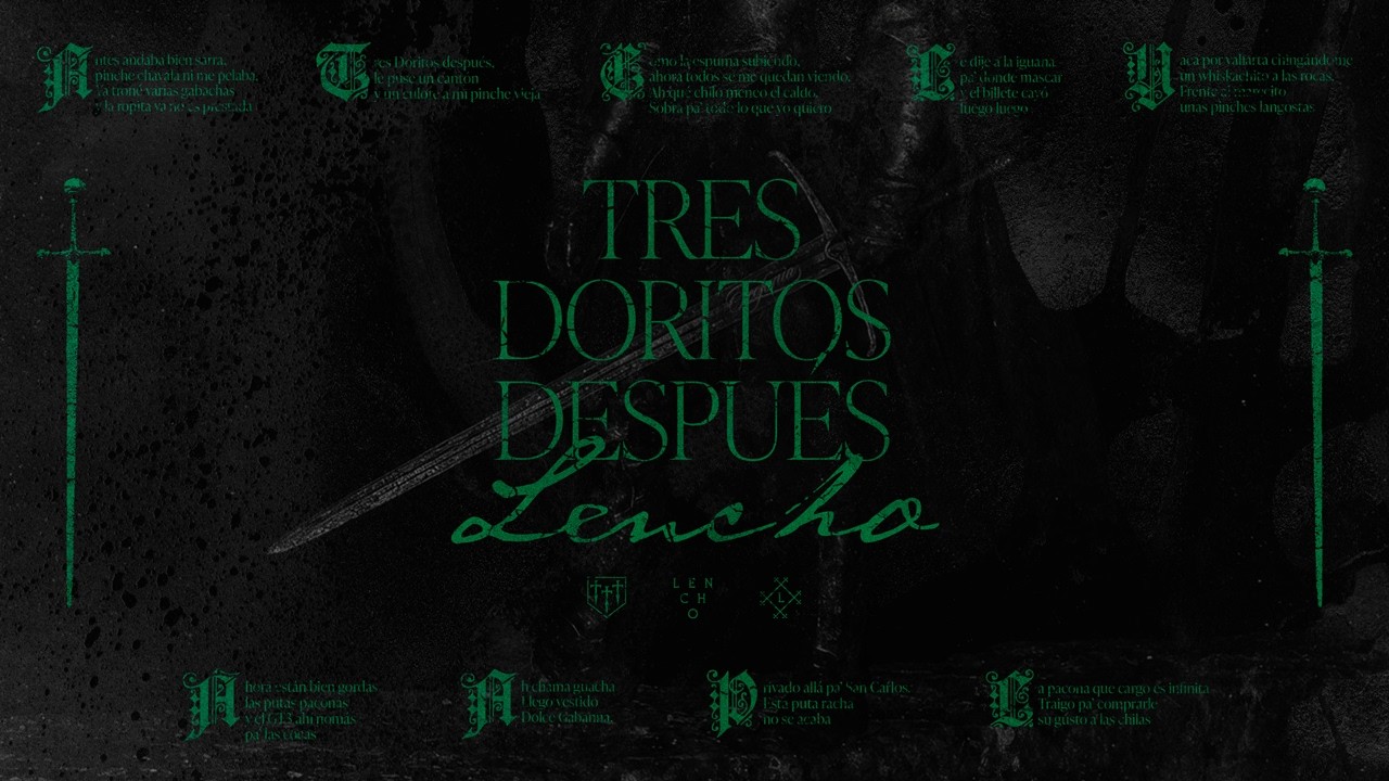 LENCHO - 3 Doritos Después [Lyric Video]