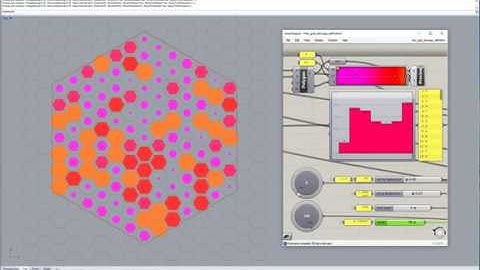 Hexagon Grid in Rhino Grasshopper