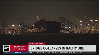 Baltimore bridge collapses overnight; Search and rescue underway