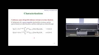 Xavier Emery: A journey into covariance models for spatial data