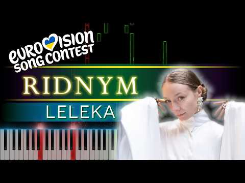 LELEKA - Ridnym 🇺🇦 Ukraine (Eurovision 2026) [piano tutorial + sheet piano]