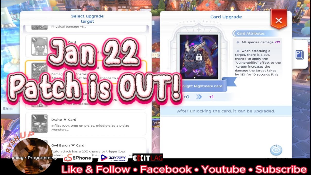 Ragnarok M Classic: Jan 22 Patch is OUT! Weapon Tier Up & New CARD!