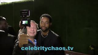 Actor Jay Ellis from Top Gun Maverick shows fans some love