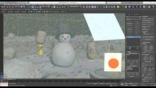 3DS Max Corona Snow Man Rendering Tutorial l 3DArchviz