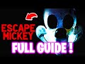 How To Complete Horror Escape mickey Fortnite - Horror Escape mickey Map Guide