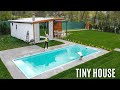 Sapanca'da 44 m² Aileye Uygun Havuzlu Küçük Ev Turu - Tiny House Türkiye