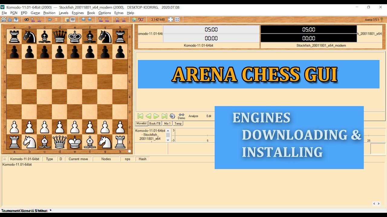 Arena Download - Complete GUI for chess engines that will help you become a  PRO