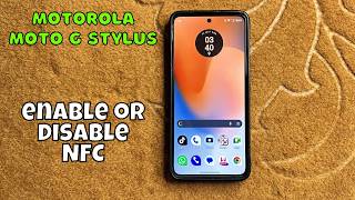 How to enable or disable NFC Motorola Moto G Stylus