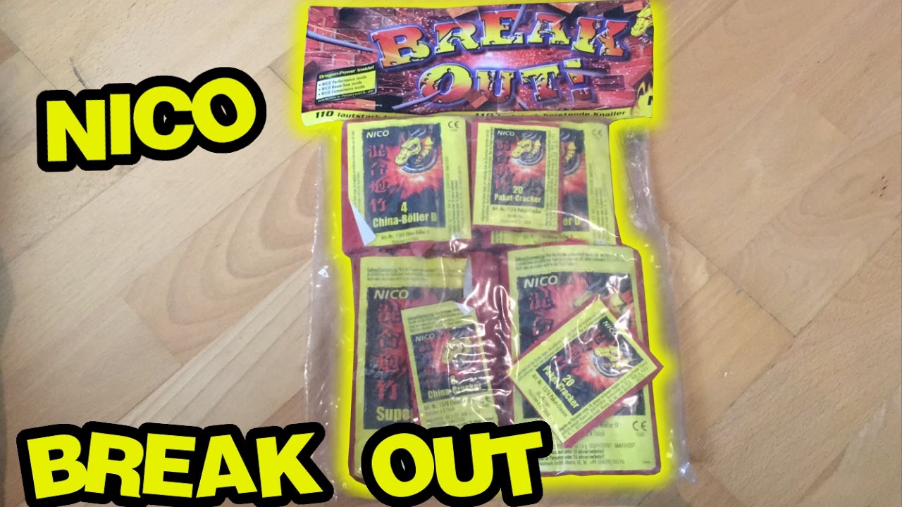 NICO BREAK OUT | Böllersortiment | Drachen Cover | Feuerwerksvitrine
