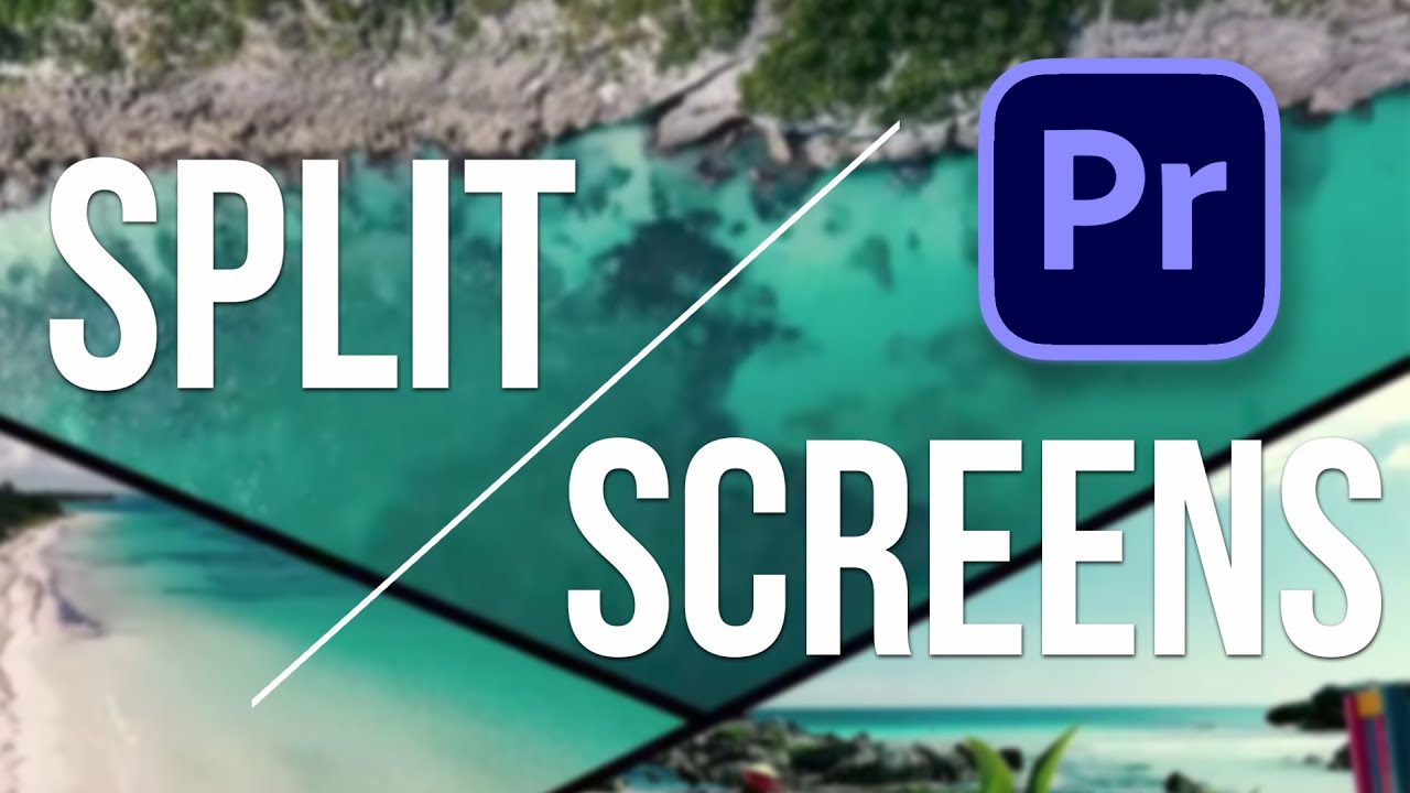 A quick and simple SPLIT SCREEN effect Premiere Pro Tutorial Video