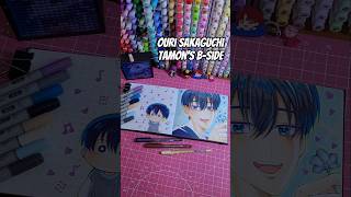 Coloring Ouri 🎨 Tamon's B-Side anime fanart #tamonsbside #markers #tamonkunimadocchi #animeart