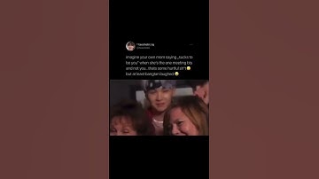 imagine your mom meeting bts before you 🥲