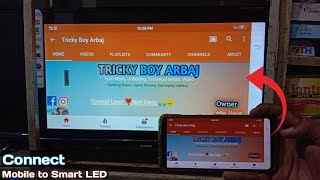 How to Connect CROWN Smart LED TV to Mobile | Crown smart Led tv ko Mobile se Kese connect Kare | 