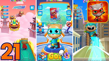 Talking Tom Hero Dash - Gameplay Walkthrough - Part 21 (Android/iOS)