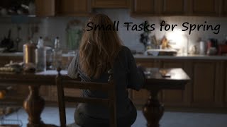 #5  Spring Clean | Small tasks make a big difference, storage shelf, garden map