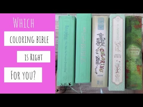 Coloring Bibles! An Inside Peak at Most of Them!